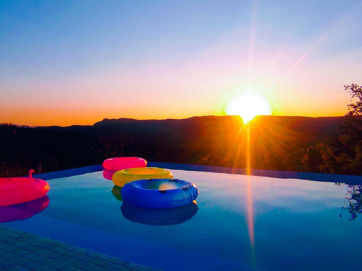 Casa De Maitreya - Piscina, Ar Condicionado Hotel Alto Paraíso de Goiás Kültér fotó